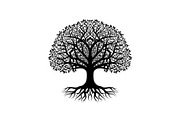Decorative Tree of Life Vector Set, an Illustration by Creativeshirt (Thumbnail 3 of 13)