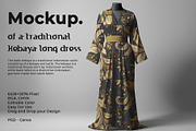 Traditional Kebaya Long Dress Mockup, a Shirt Mockup by Dimas Rizki Pratama (Thumbnail 1 of 3)