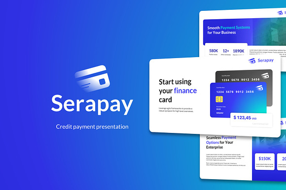 Modern Credit & Finance Template preview 6