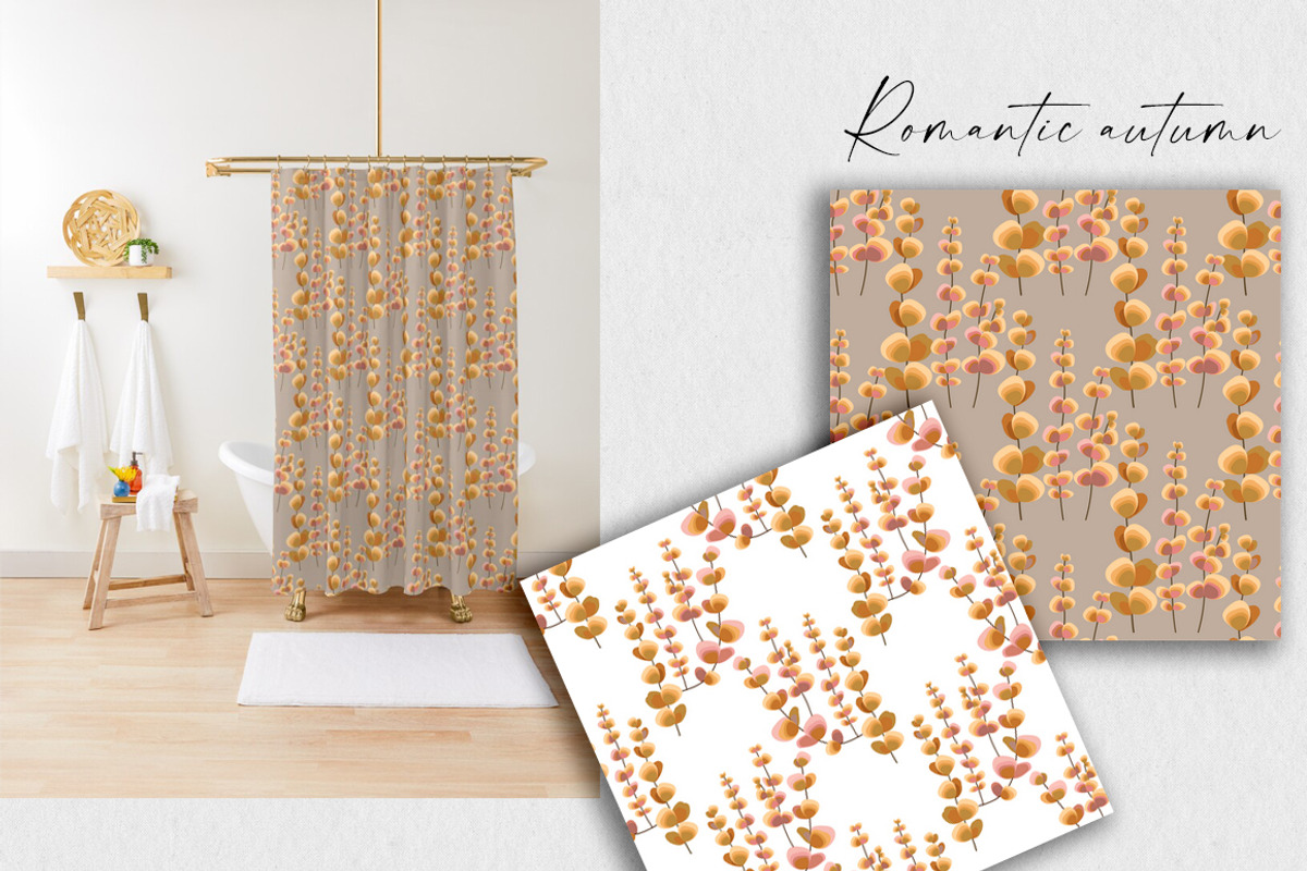 Romantic autumn - seamless patterns, a Pattern Graphic by Vasmila (Photo 4 of 8)