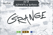 Grunge Vector Textures & Brushes, an Illustration by ElenaKovalyova (Thumbnail 1 of 4)