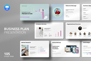 Business Plan Keynote Template, a Presentation Template by Design Vault