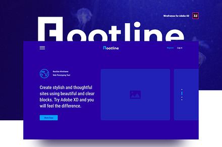 Rootline Wireframe UI Kit