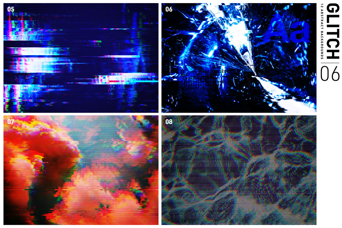 Glitch 06 - 12 Abstract Backgrounds, a Texture Graphic by Offset (Photo 3 of 10)