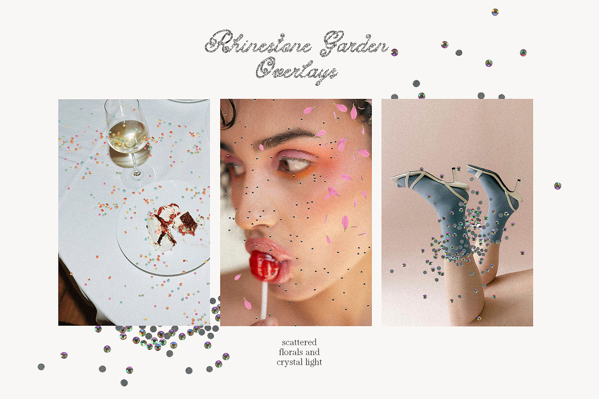 Rhinestone Garden Overlays, a Texture Graphic by Lidberia (Photo 3 of 11)