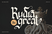 Rudra Great | Blackletter Typeface