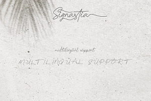 Signastia Monoline Signature Font