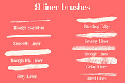 Procreate Essential Pattern Brushes, a Brush Add-On by KJP Designs (Thumbnail 7 of 9)