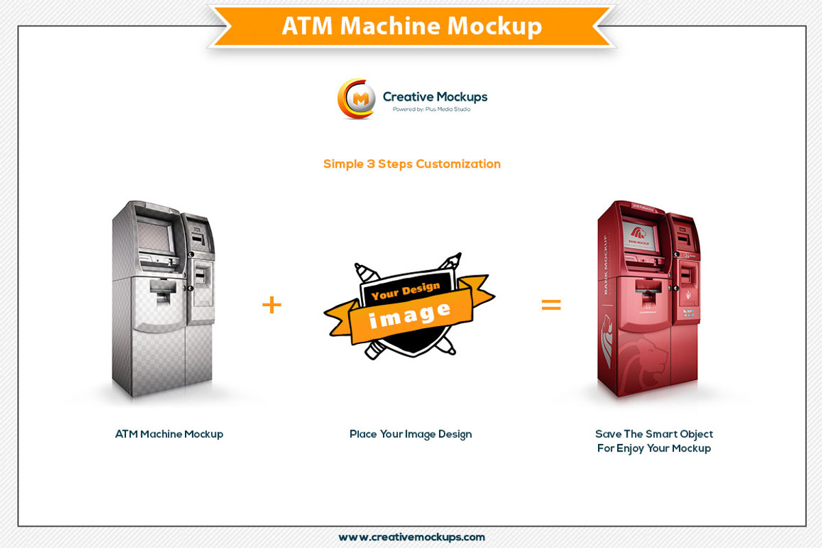 ATM Machine Psd Mockup, a Mockup by Plus Media (Photo 2 of 3)