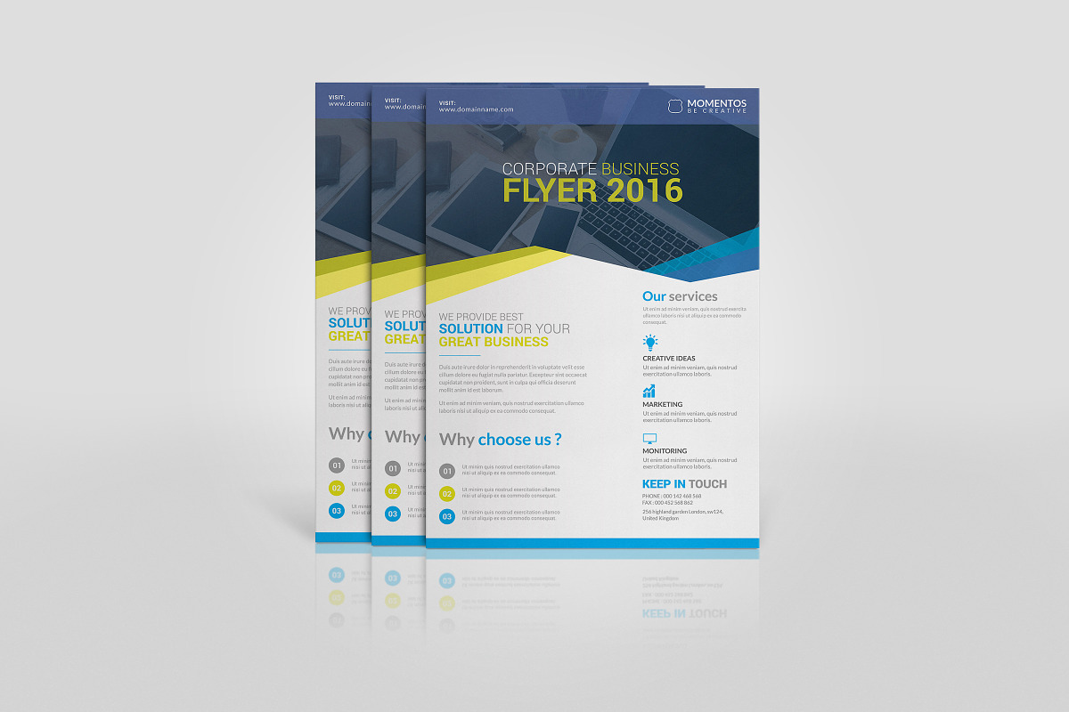 Sikkha Corporate Business Flyer, a Flyer Template by Momentostudio (Photo 2 of 5)