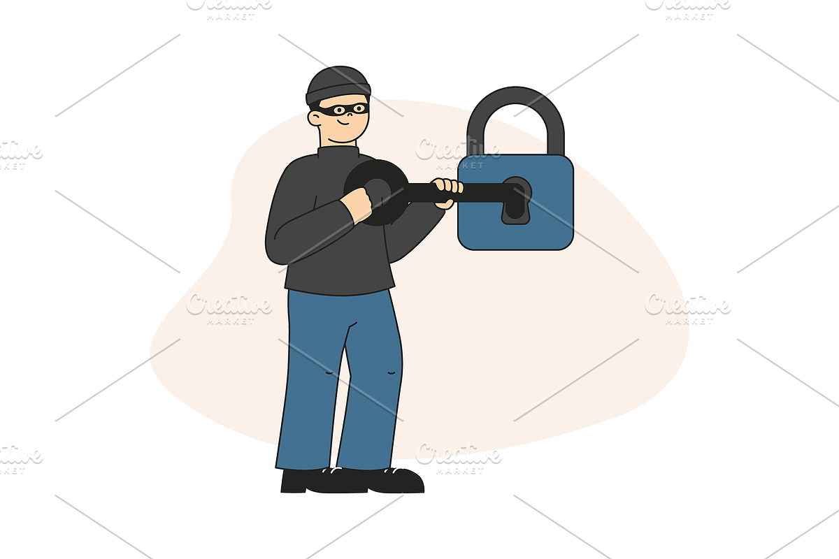 Cyber Crime Illustration, an Object Graphic by Jump Studio (Photo 5 of 12)