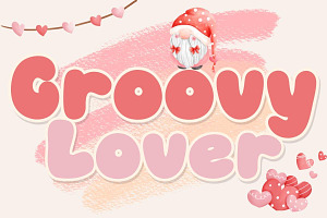 Groovy Lover - Handwritting, a Blackletter Font by Charmingbear59.design