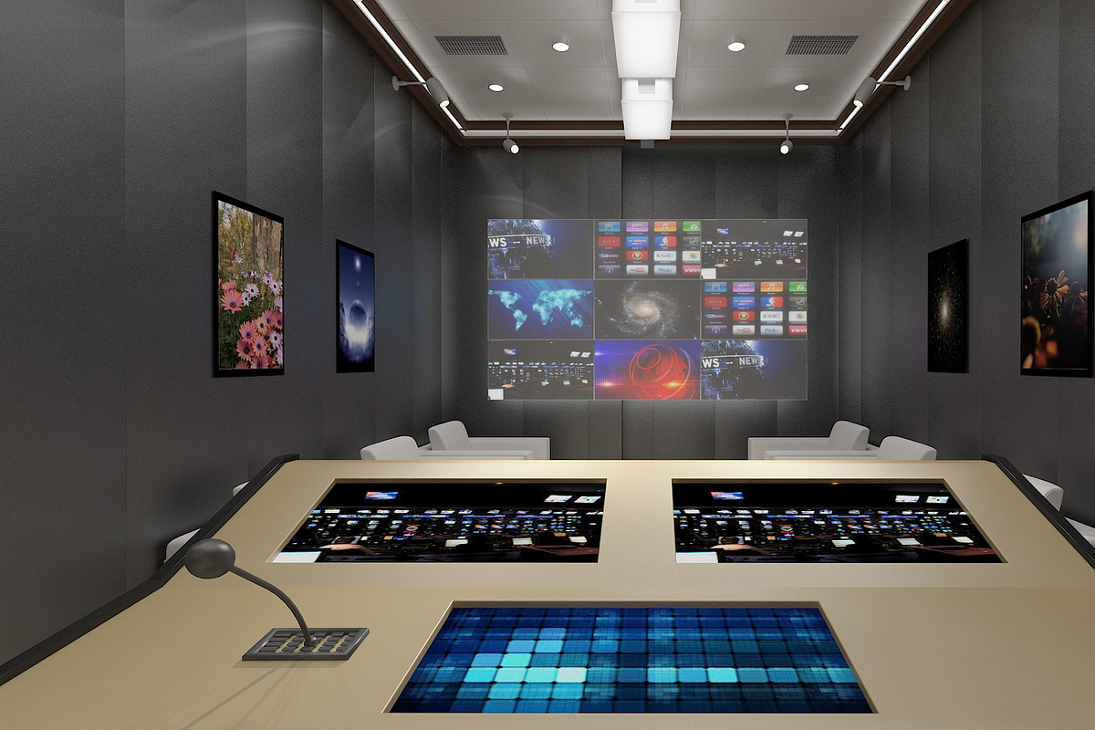 TV Studio Control Room 1, an Architecture 3D Model by akerStudio (Photo 24 of 42)
