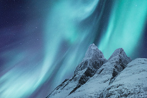 Northern lights in norway containing travel, norway, and aurora
