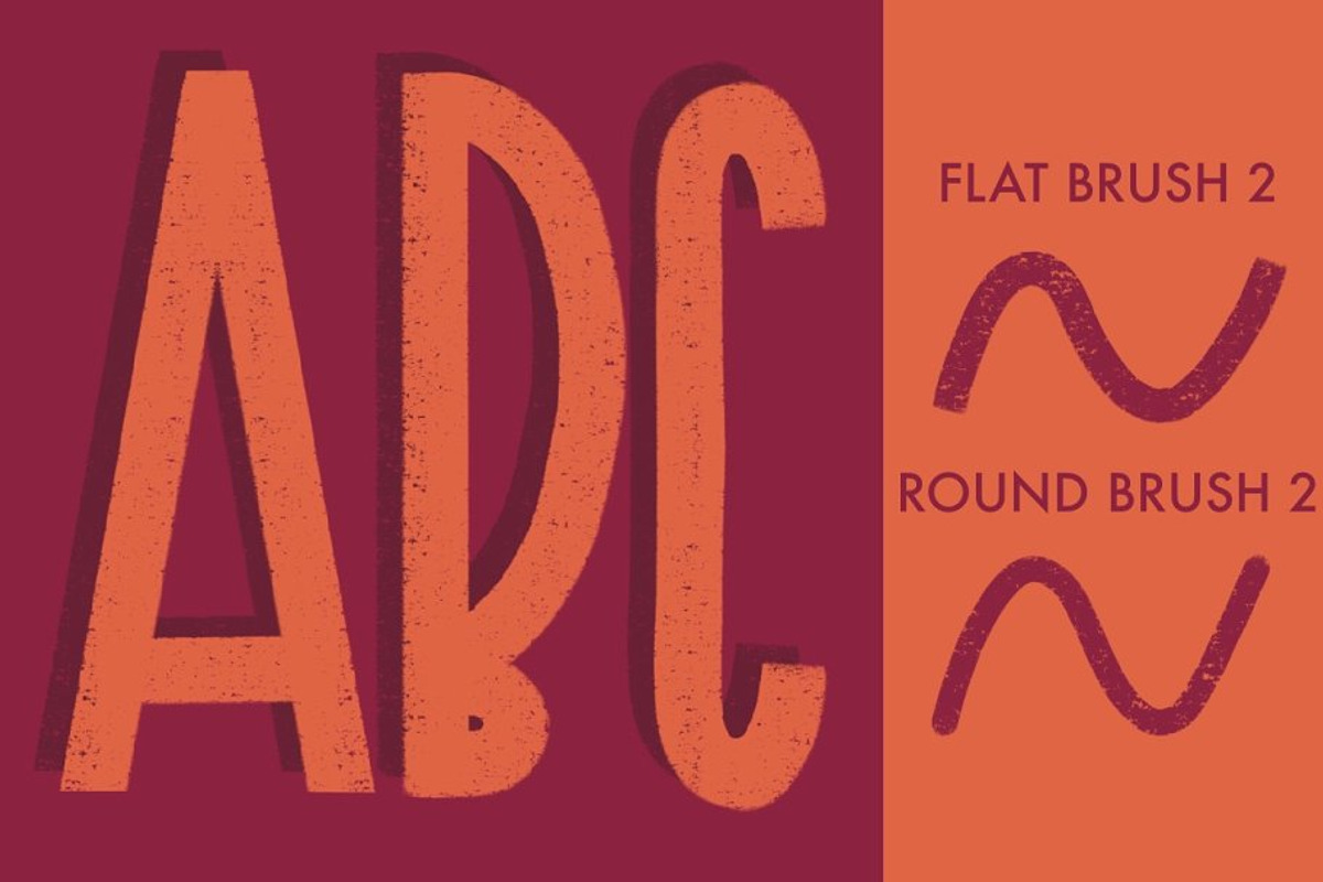 Procreate Monoweight Brush Pack, a Brush Add-On by K McCormack Designs (Photo 3 of 6)
