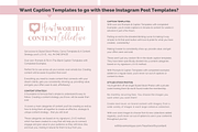 30 Instagram Post Templates, a Social Media Template by With Love Monique (Thumbnail 7 of 9)