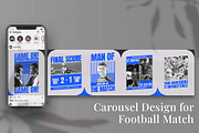 Football Match Instagram Carousel, a Social Media Template by Attype (Thumbnail 5 of 5)