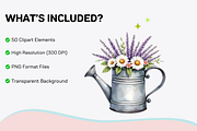 Lavender and Bees Clipart Bundle, a Decorative Illustration by Anca Digital Vibe (Thumbnail 7 of 9)