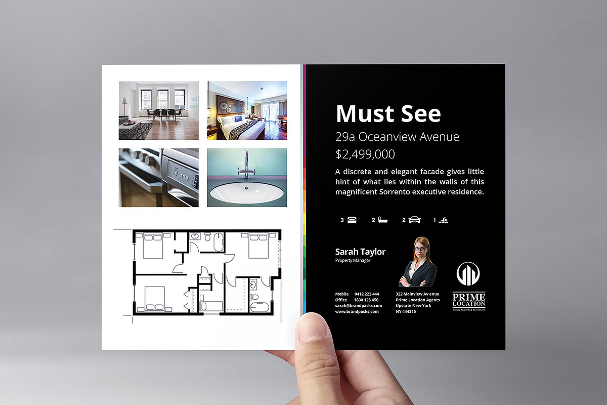 Real Estate Flyer Template, a Flyer Template by BrandPacks (Photo 1 of 4)