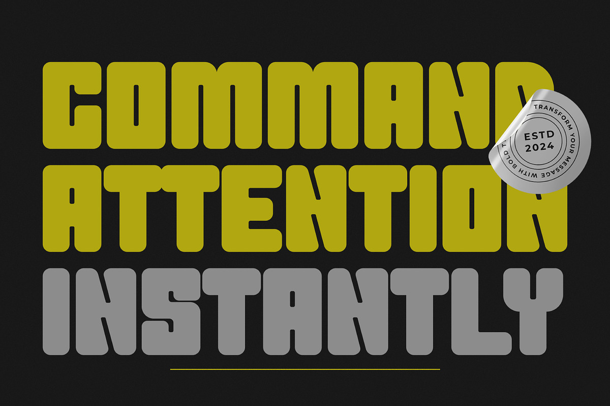 Ranco - Bold Display Font, a Sans Serif Font by Salamahtype (Photo 3 of 8)