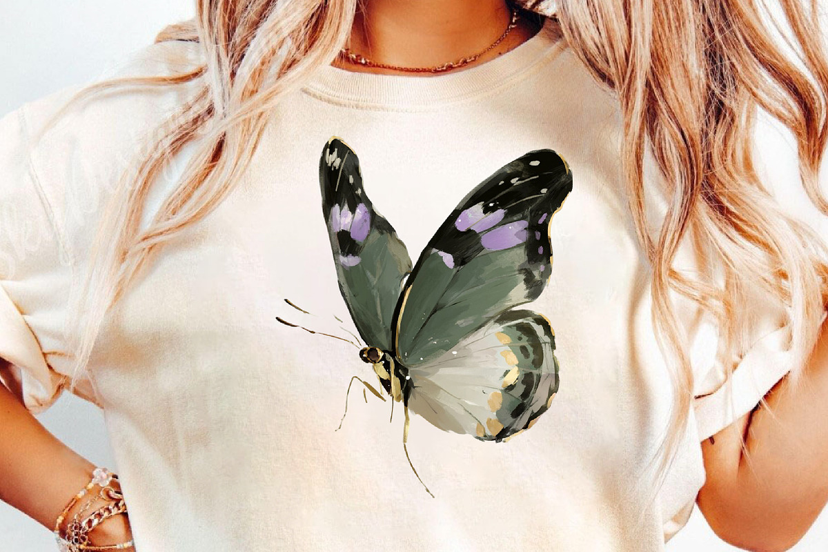 Watercolor Pastel Butterfly Clipart, an Illustration by DreamCafeArt (Photo 4 of 6)