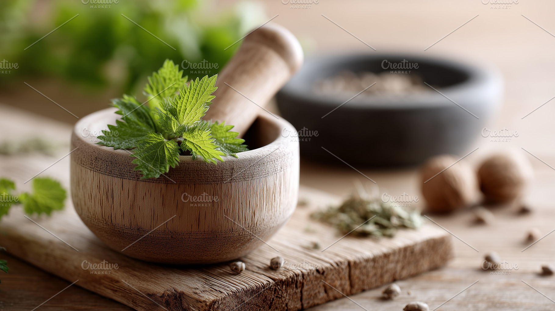 Fresh green leaves in a wooden, a Nature Photo by MistyDay
