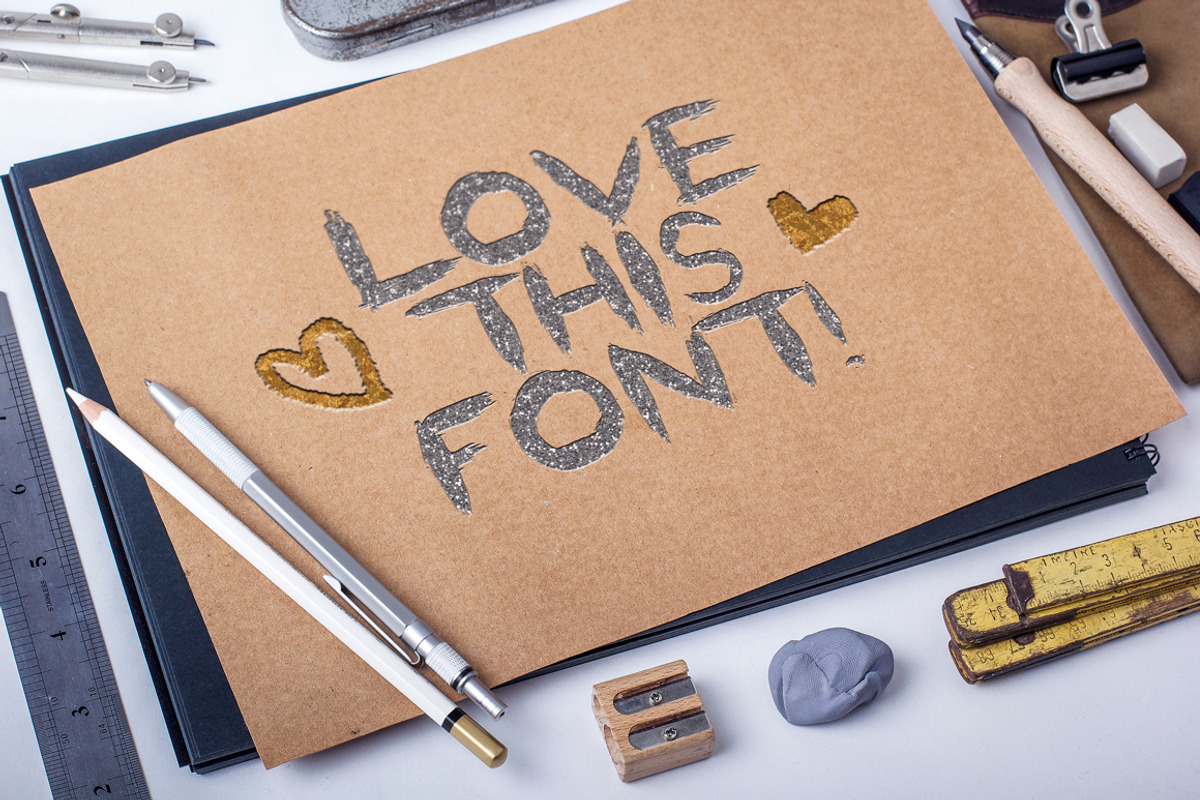 Coalface Font + Gold & Silver Styles preview 5