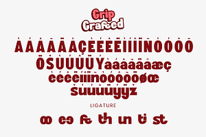 Grip Grafted - Thumbnails Font