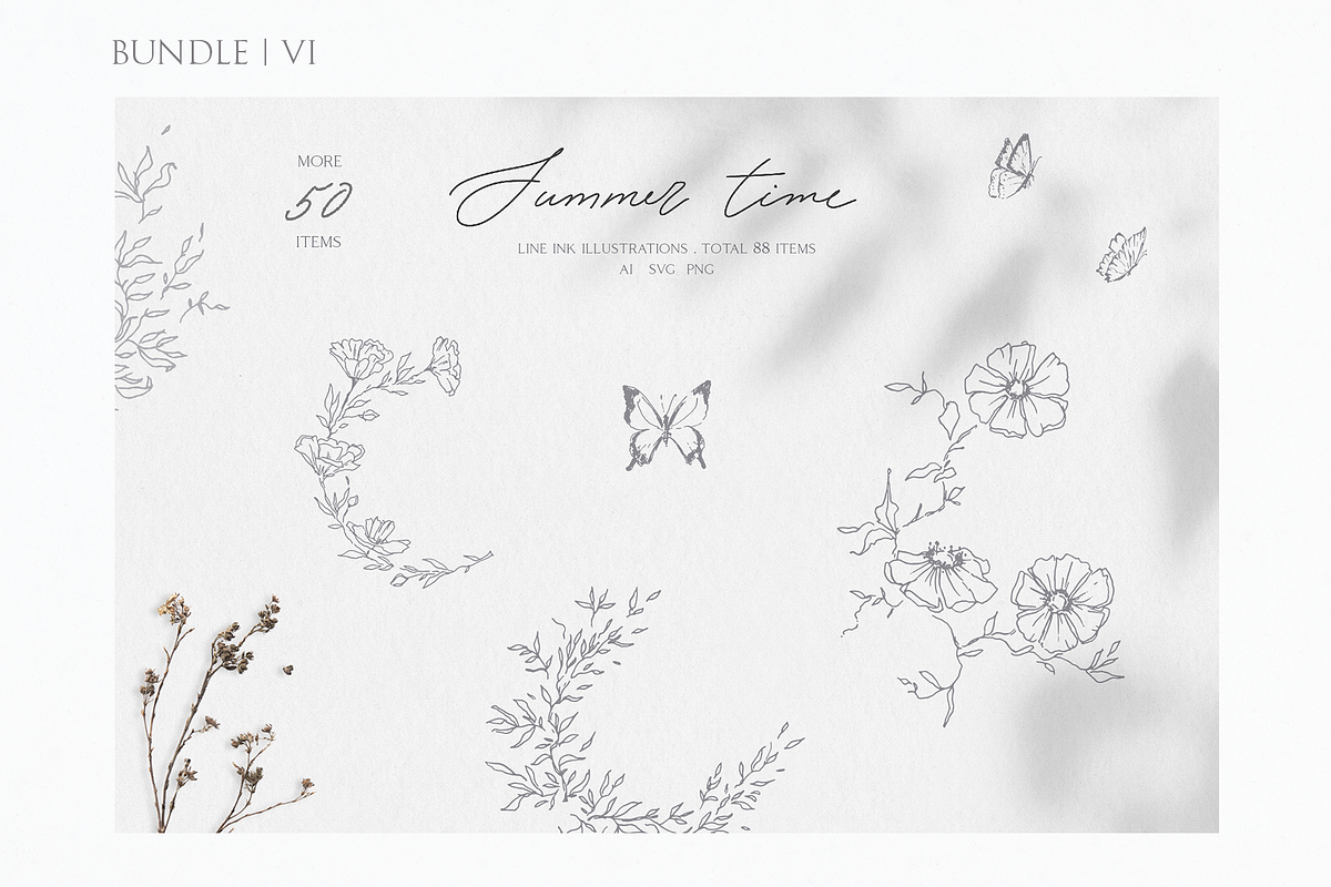 Line wedding art - BUNDLE II, a Decorative Illustration by Summer Nightingale Art (Photo 7 of 15)