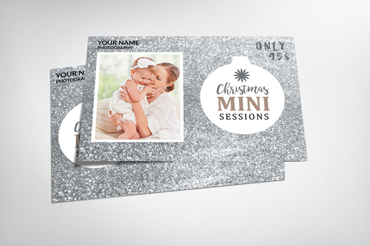 10 Christmas Cards Bundle, a Card Template by graphicforest (Photo 3 of 11)