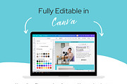 UGC Content Creator Canva Website, a Landing Page Template by Digital Content Mix (Thumbnail 5 of 6)