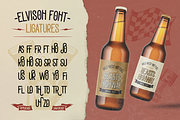 Elvison, a Sans Serif Font by Burntilldead (Thumbnail 7 of 12)