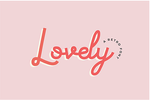 Lovely A Curly Retro Font