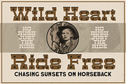Pine Grit Western Display Font, a Slab Serif Font by Letterhend Studio (Thumbnail 7 of 9)