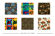 Turtle Retro Art Style Patterns, a Pattern Graphic by karenfoleyphoto (Thumbnail 8 of 10)