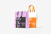 Paper Bag Mockup, a Packaging Mockup by Pikachudesign (Thumbnail 5 of 5)