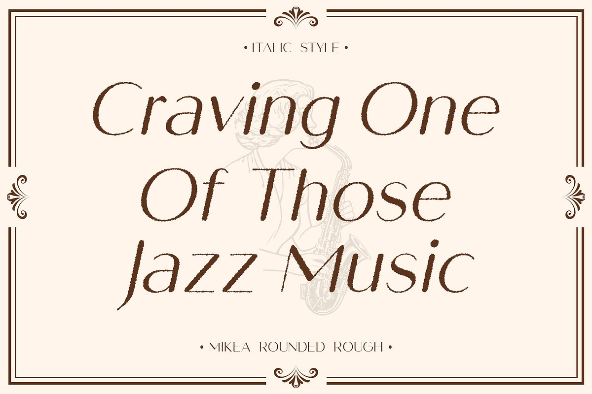 Mikea Rounded Rough, a Sans Serif Font by Craft Supply Co. (Photo 2 of 8)