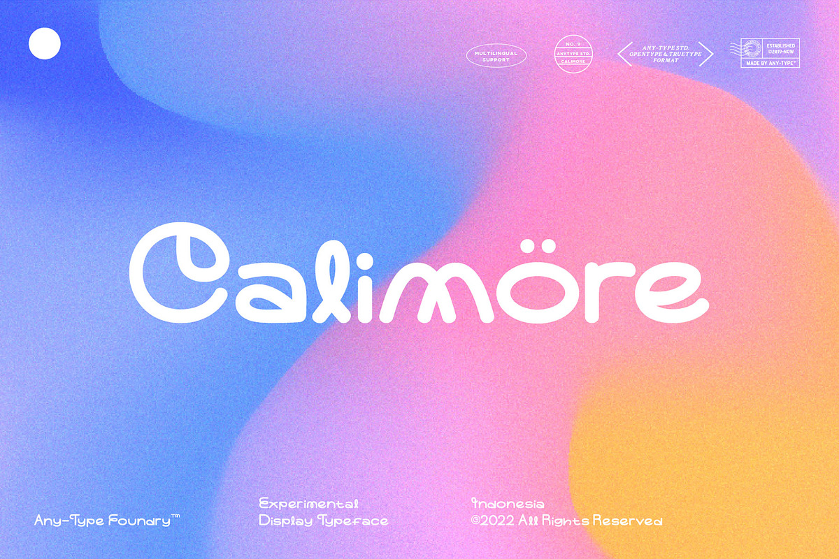 Calimöre Playful Sans, a Sans Serif Font by Any-Type® Foundry (Photo 1 of 7)