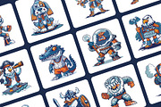 Animated Comic Figures Illustration, a Decorative Illustration by Prosymbols (Thumbnail 4 of 5)