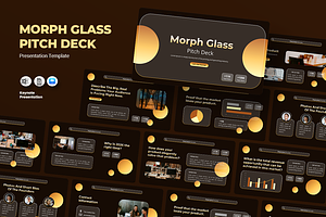 Morph Glass Pitch Deck - Keynote, a Presentation Template by Iqsiart Studio