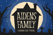 Aidens Family Font - Horror Font