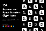 Payment and Funds Transfer, a Solid Icon by Brickclay (Thumbnail 1 of 7)