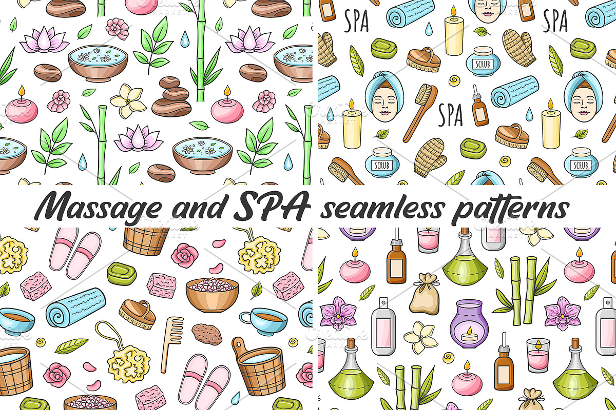 SPA and Massage Design Kit, a Healthcare Illustration by Artspace (Photo 2 of 5)