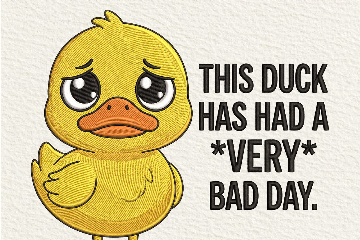 Funny Duck Bad Day PNG, a Seasonal Illustration by DreamCafeArt (Photo 6 of 6)
