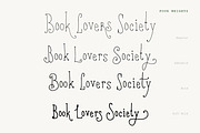 Book Lovers Society Whimsical Serif, a Handwritten Font by PeachCreme (Thumbnail 11 of 11)