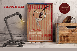 Vintage Circus Design Set