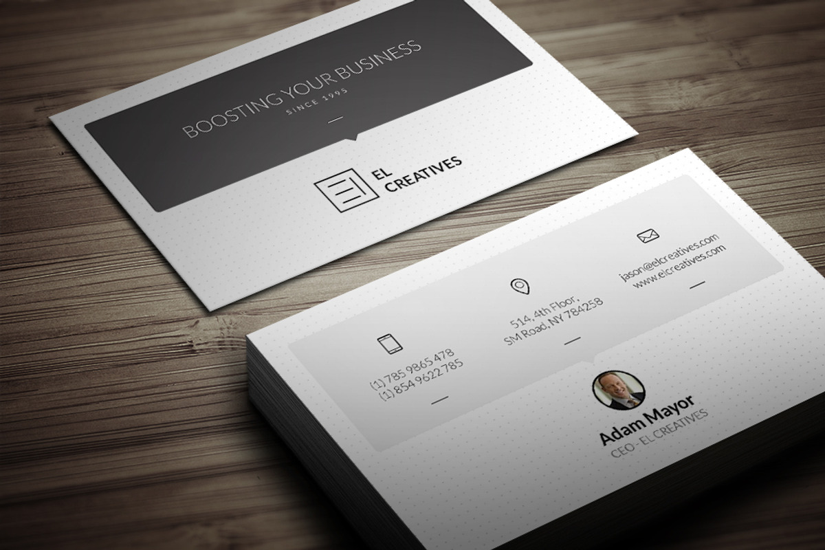 Soft Corporate Business Card, a Business Card Template by bouncy (Photo 1 of 4)