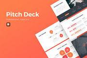 Pitch Deck PowerPoint Template, a Presentation Template by slidequest (Thumbnail 1 of 18)