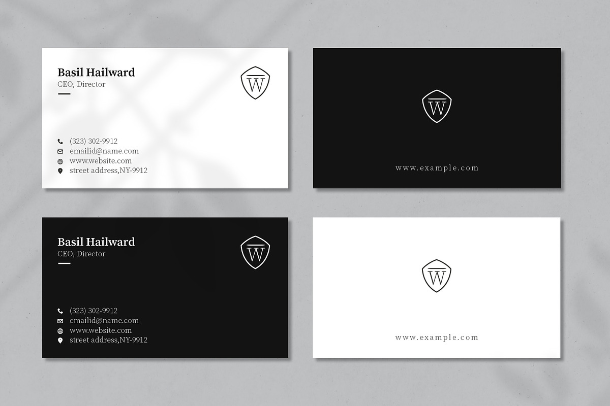 Business Card, a Business Card Template by UpSolution (Photo 2 of 4)