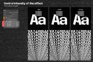 Poster Templates And Glitch Actions